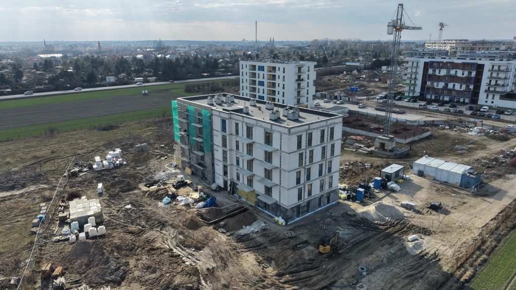 Zdjęcie z lotu ptaka budynek A