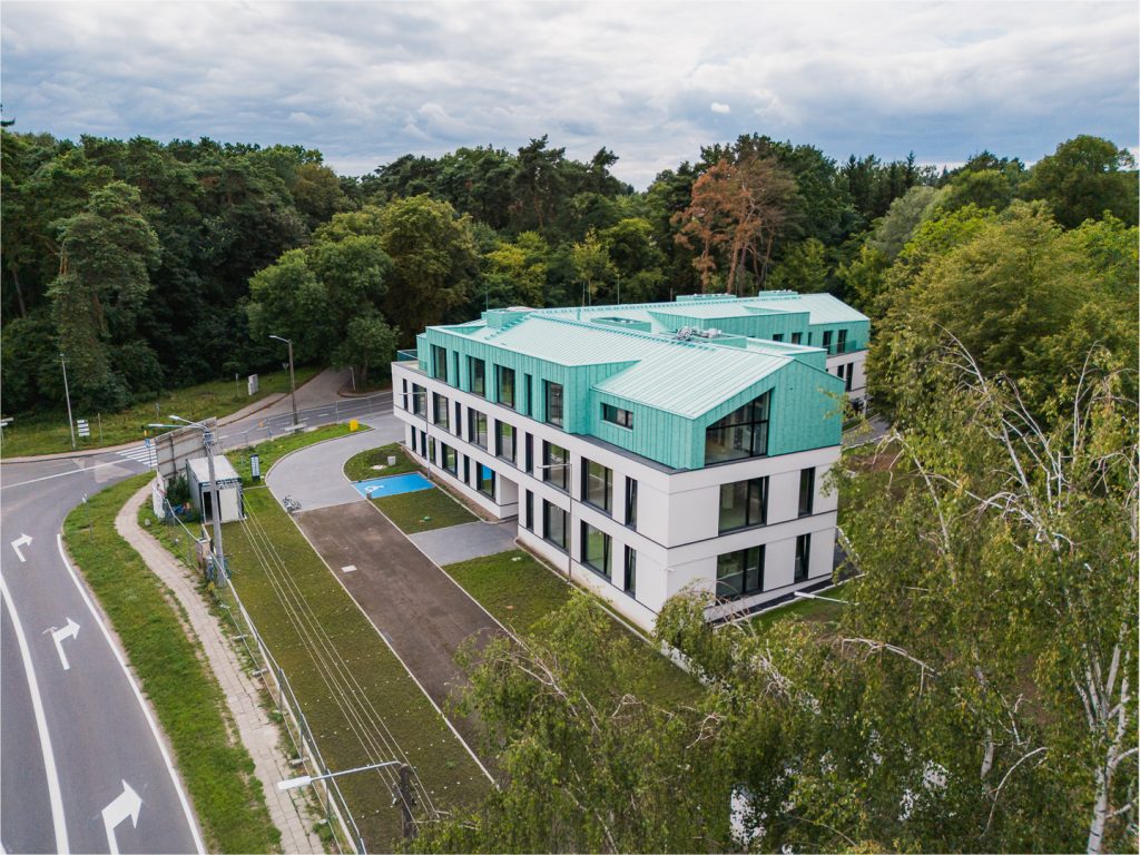 Biurowiec OVO OFFICE w Puszczykowie – gotowa elewacja inwestycji premium od SOVO Development